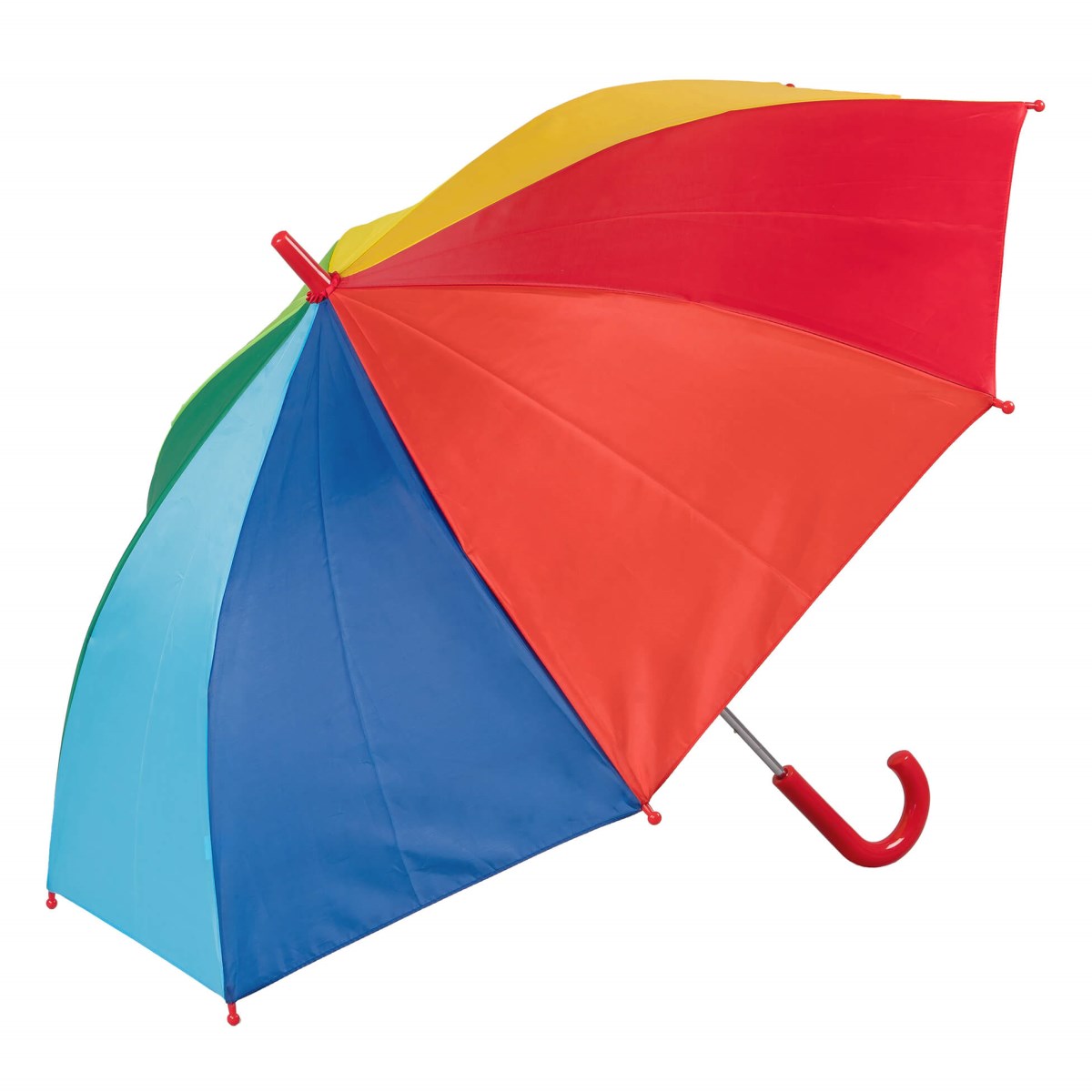 Childrens Rainbow Coloured Walking Umbrella Susino